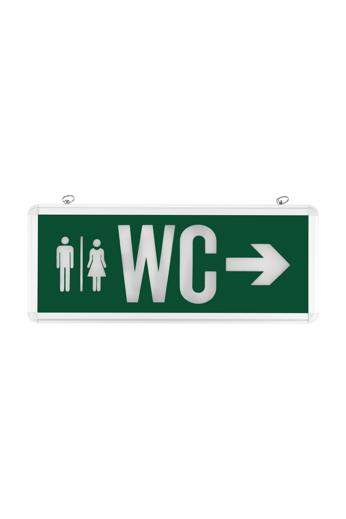 3W LEDli Şarjlı WC Tabelası