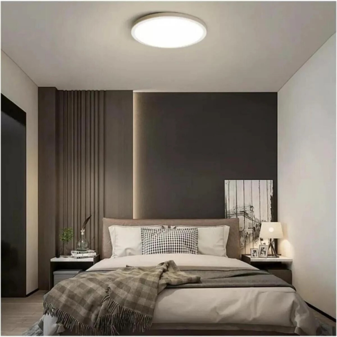Modern Ledli Avize Tavana Sıfır Led Avize Panel Light 6500k Beyaz Işık