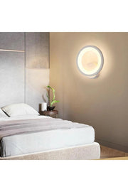 MS81006-1 Beyaz Lüks Modern Günışığı Ledli Duvar Lambası Ledli Aplik