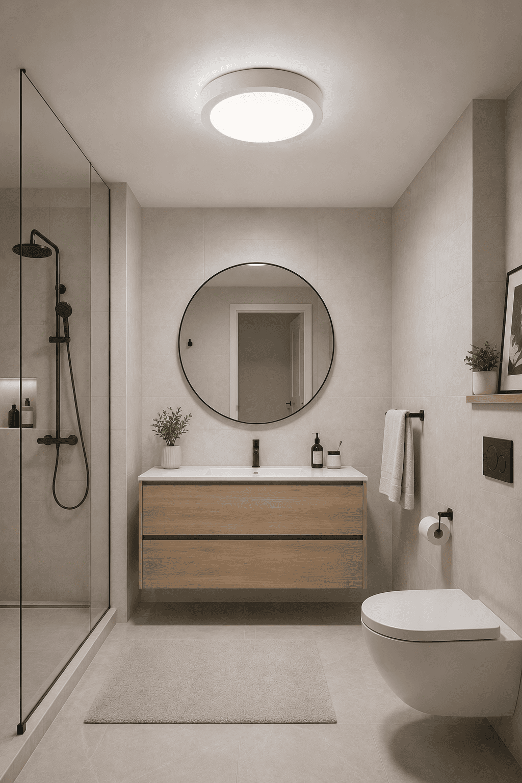 Modern Ledli Avize Tavana Sıfır Led Avize Panel Light 6500k Beyaz Işık