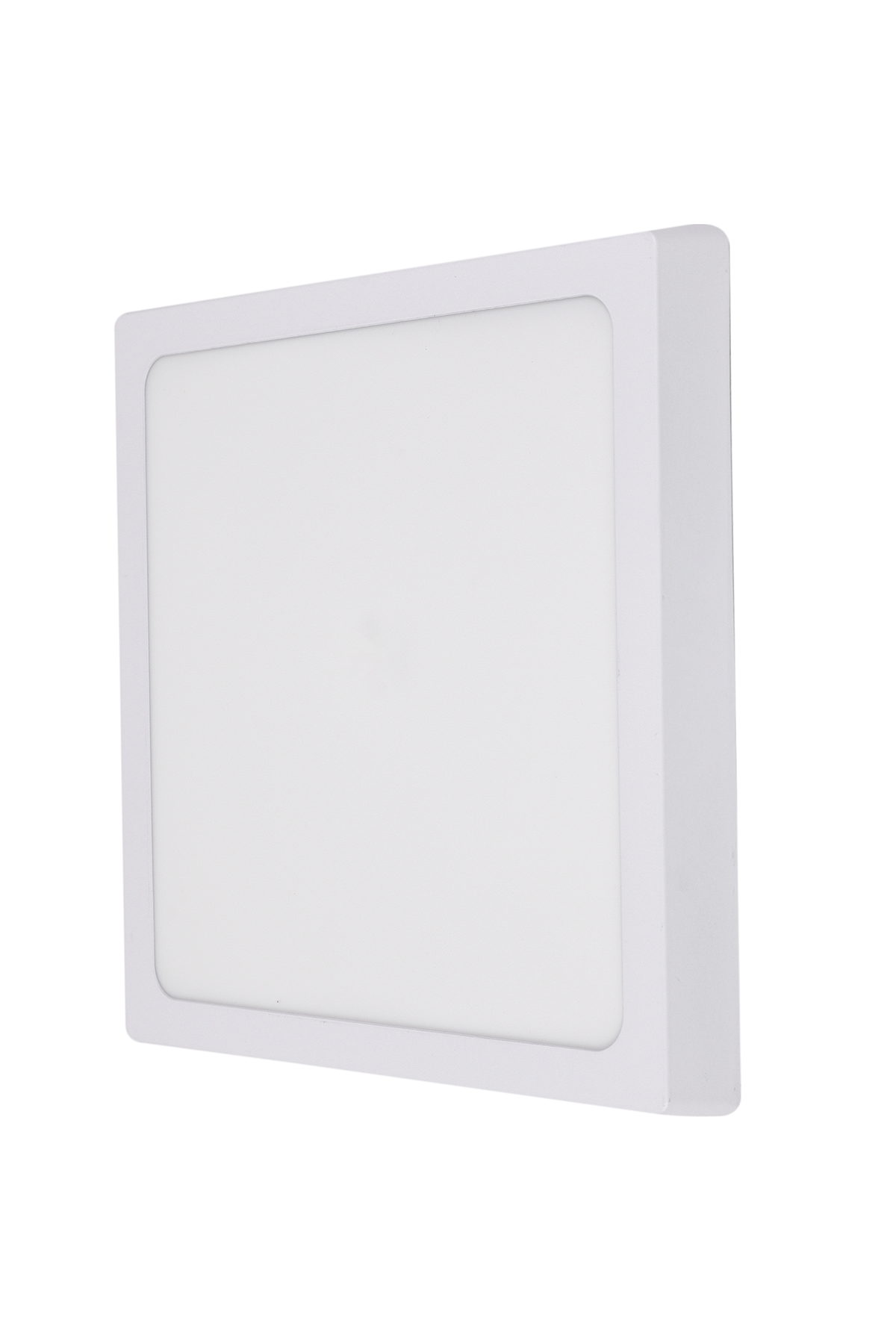18W Beyaz Gövde 3200K Sarı Işık Sıva Üstü Kare LED Panel