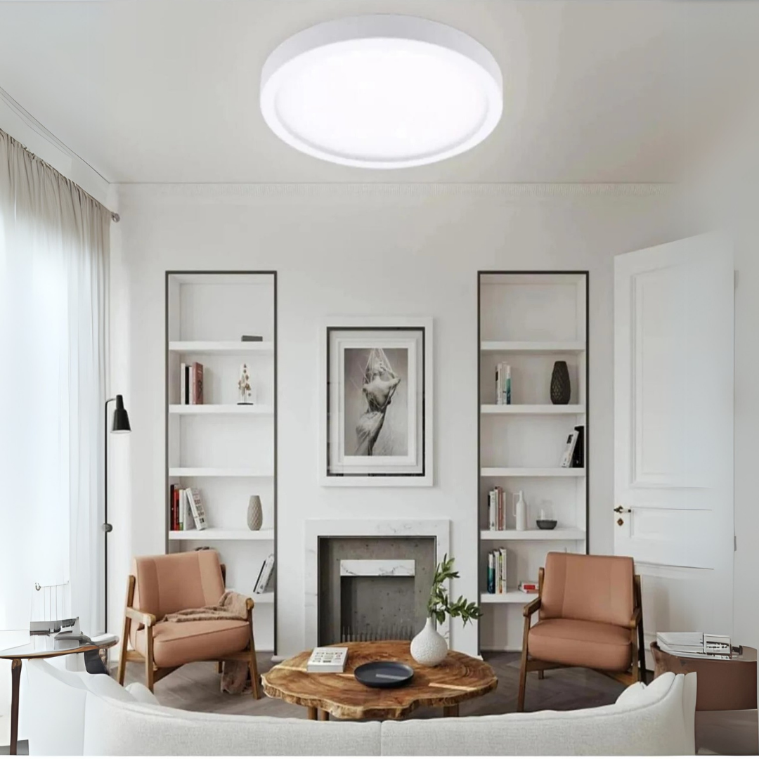 Modern Ledli Avize Tavana Sıfır Led Avize Panel Light 6500k Beyaz Işık