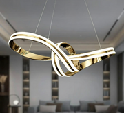 Papyon Gold Kaplama 3 Renk Ledli Modern Özel Tasarım Sarkıt Led Avize