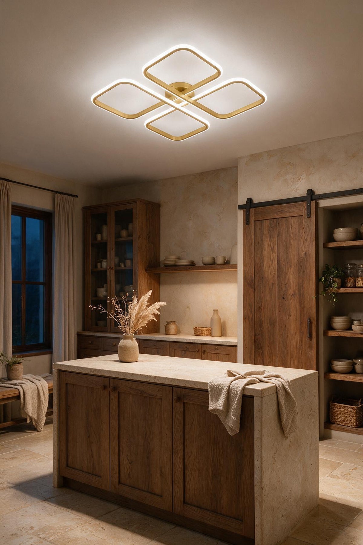 Novem Eskitme Plafonyer Ultra Süper Günışığı Ledli Avize