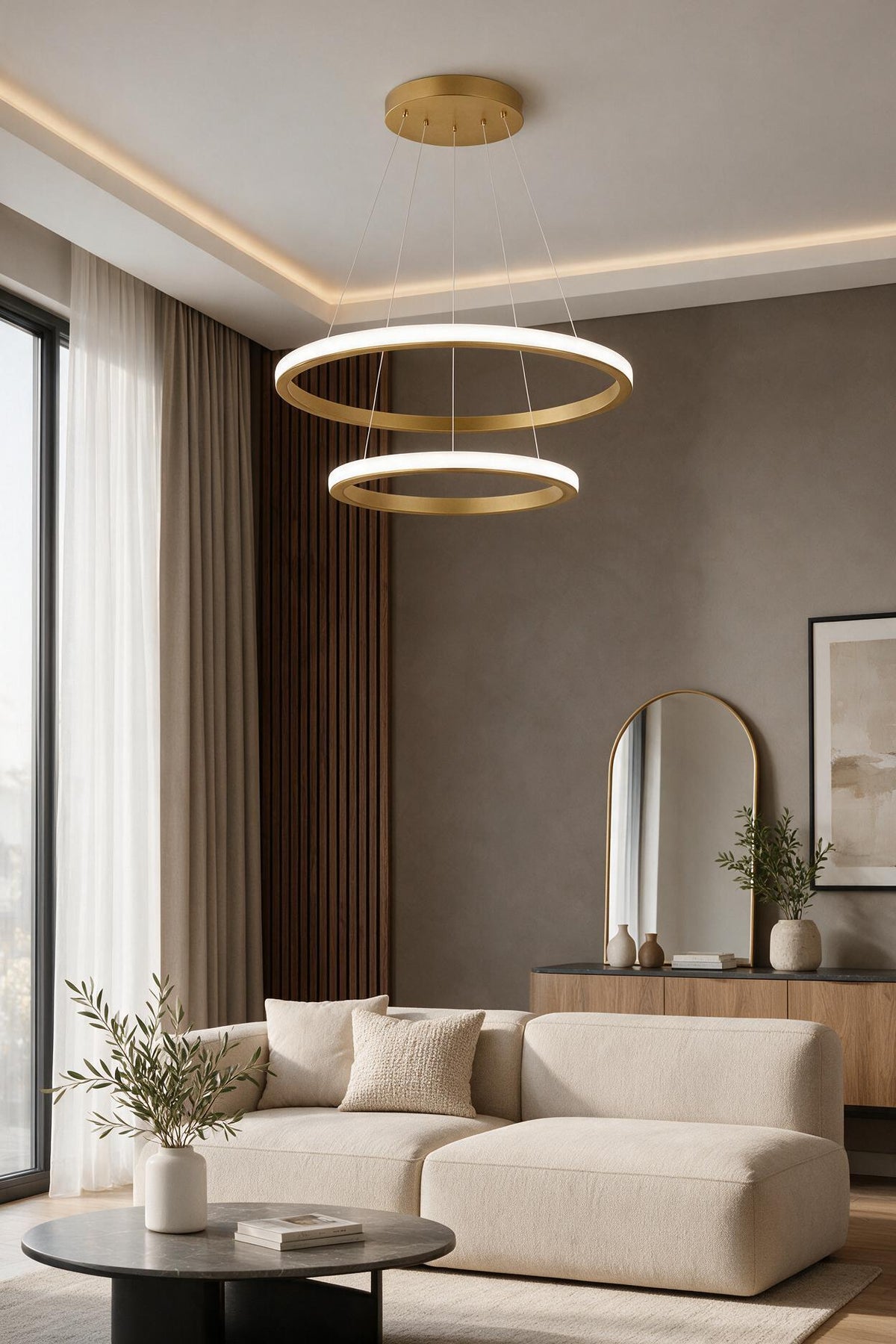 Robin 2'li Eskitme Günışığı Ledli Modern Avize