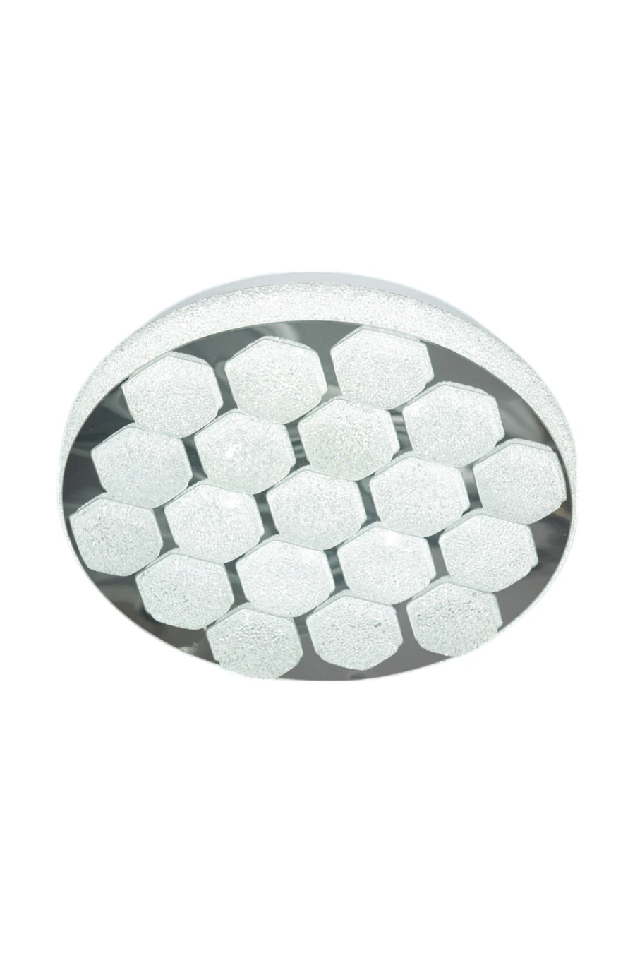 Alagadi Krom Uzaktan Kumandalı 3 Renk 30 cm Led Avize