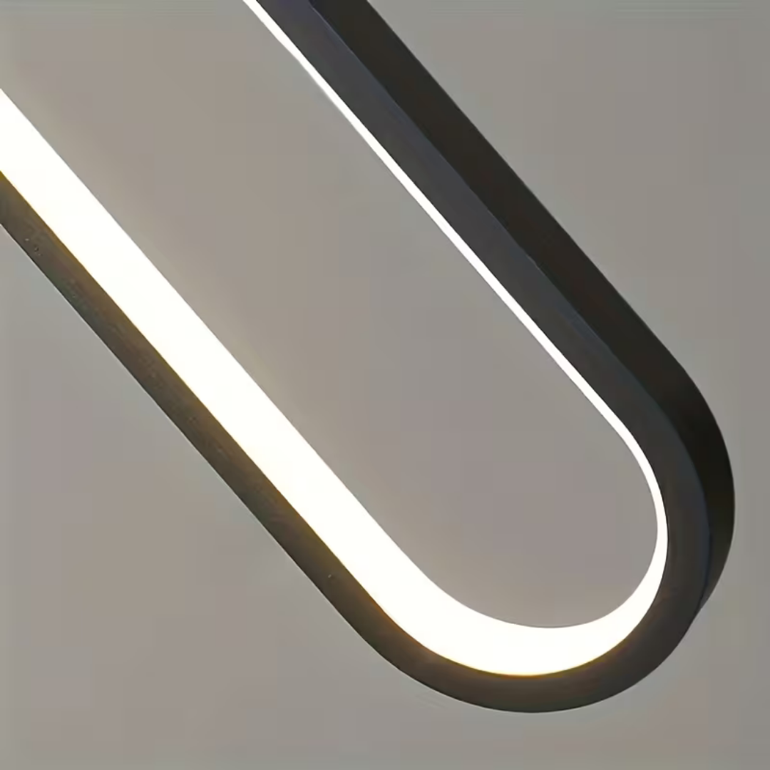 Ovis Siyah Beyaz Işık Ledli Modern Sarkıt Led Avize