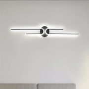 Mossa Modern Siyah Dekoratif Günışığı Ledli Aplik