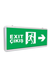 3W LEDli Şarjlı Exit Sağ Çıkış Tabelası