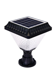 30W Siyah  Gövde Solar 6400K Beyaz Led Kare Armatür