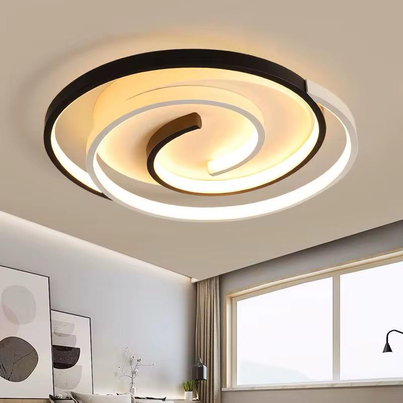 Mira Modern 3 Renk Ledli Mimari Tasarım Plafonyer Ledli Avize