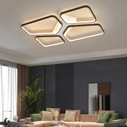 Pamira Modern 3 Renk Ledli Mimari Tasarım Plafonyer Ledli Avize Led Avize