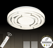 Amaris Krom Uzaktan Kumandalı 3 Renk 30 cm Led Avize