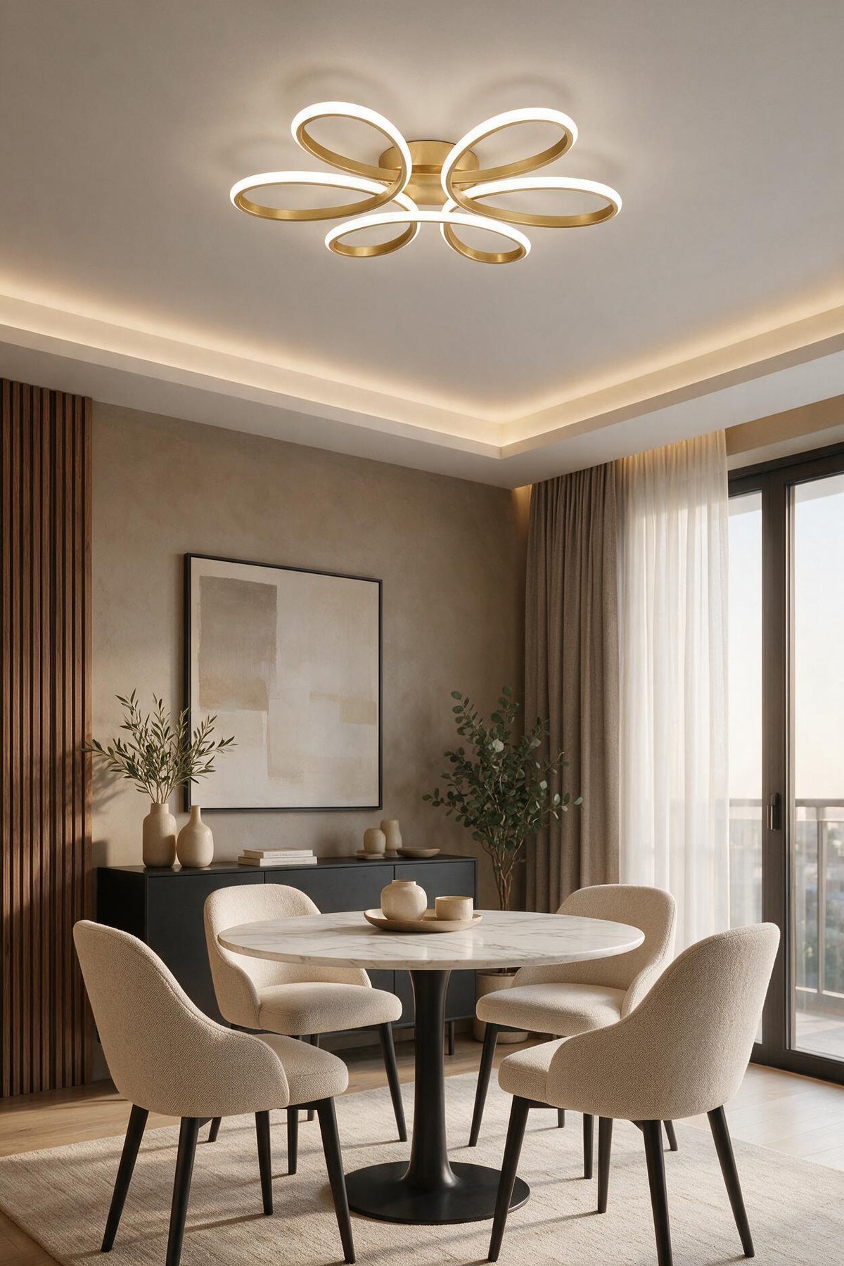 Linup Modern Eskitme Plafonyer Tavana Sıfır Beyaz Işık Salon Mutfak Yatak Odası Led Avize