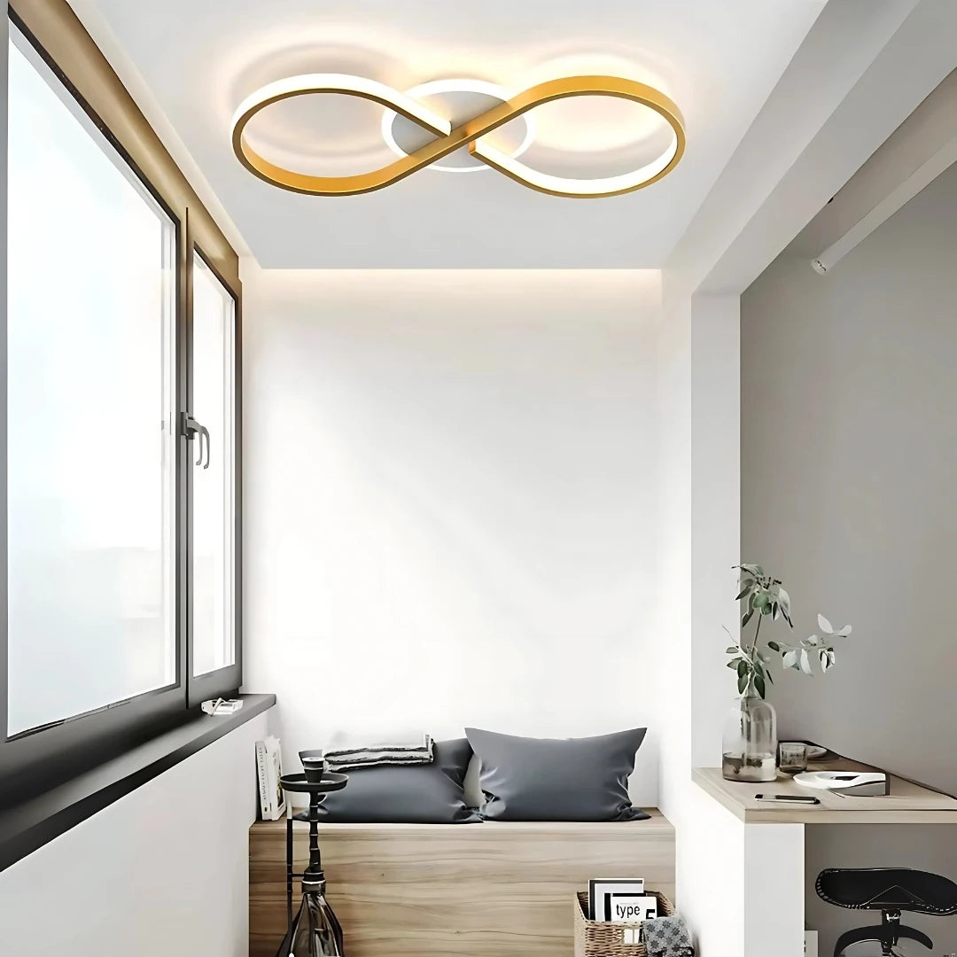 Belda Modern 3 Renk Ledli Mimari Tasarım Plafonyer Ledli Avize Led Avize