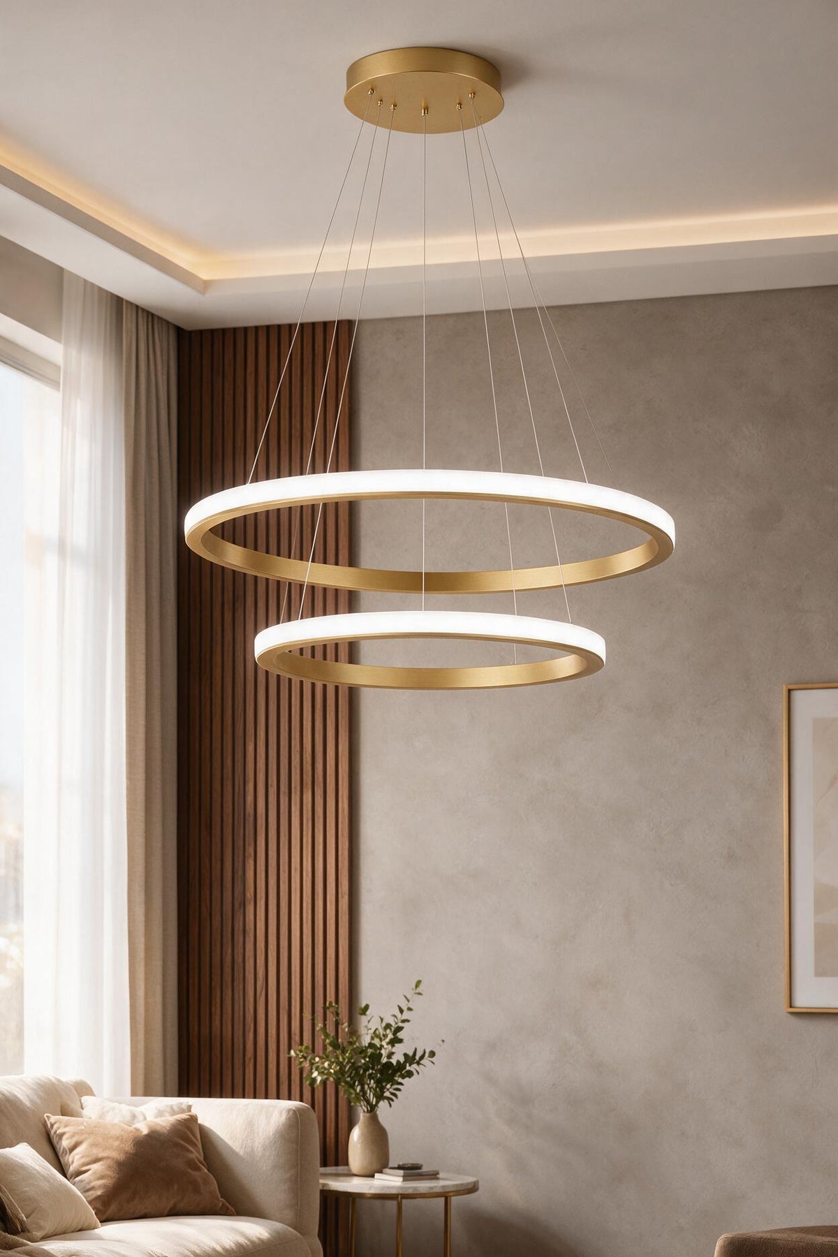 Robin 2'li Eskitme Günışığı Ledli Modern Avize