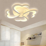 MS50005-4 3 Renk Ledli Mimari Tasarım Beyaz Plafonyer Lüks Modern 4'lü Ledli Avize