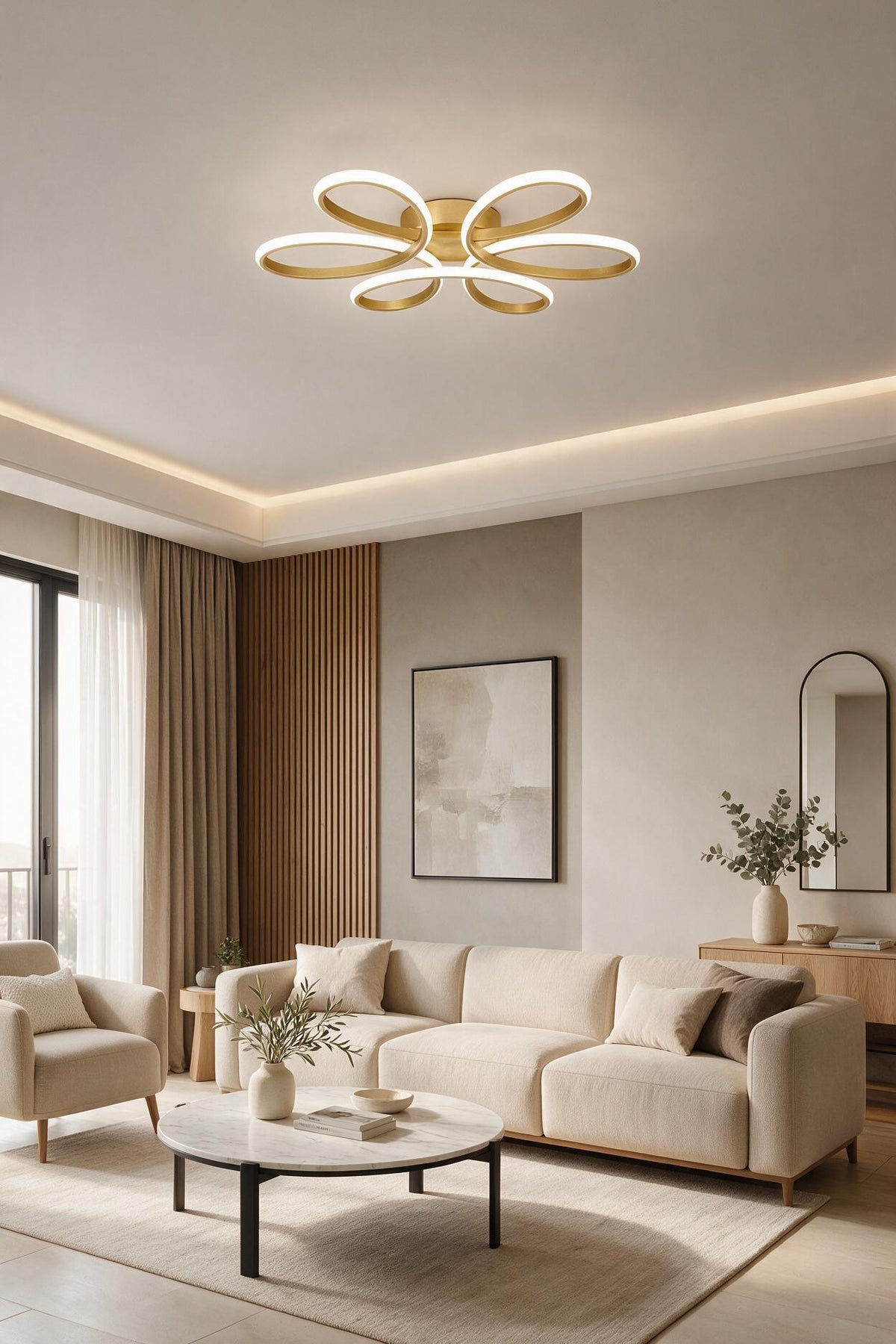 Linup Modern Eskitme Plafonyer Tavana Sıfır Beyaz Işık Salon Mutfak Yatak Odası Led Avize