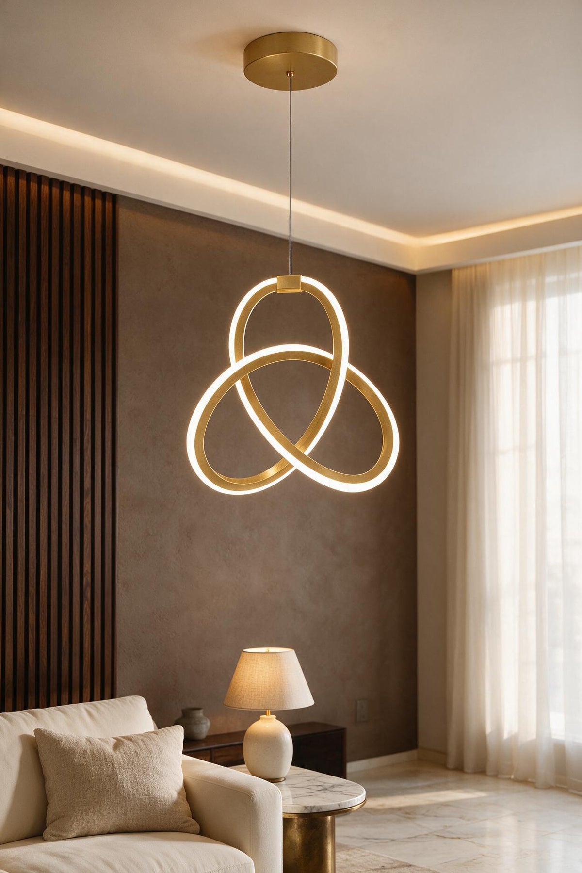 Asya Eskitme Modern Ultra Beyaz Ledli Sarkıt Ledli Avize