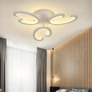 MS30005-3 Modern 3 Renk Ledli Plafonyer Beyaz Lüks 3'Lü Ledli Avize