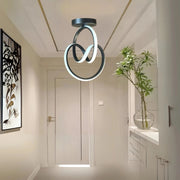 Trend Siyah Plafonyer Ultra Power Beyaz Ledli Avize