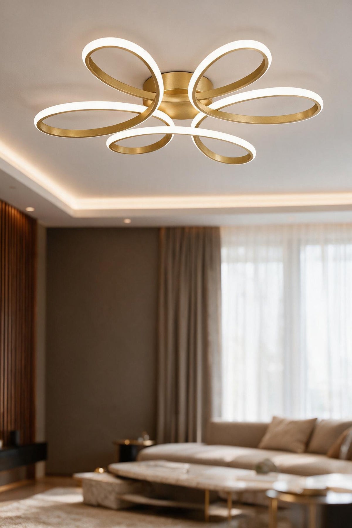 Linup Modern Eskitme Plafonyer Tavana Sıfır Beyaz Işık Salon Mutfak Yatak Odası Led Avize