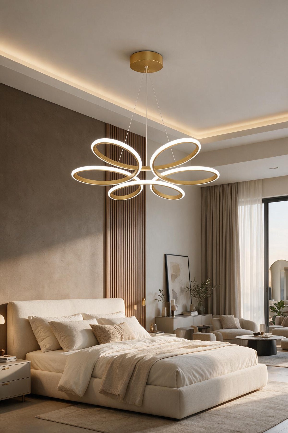 Nipul Eskitme Sarkıt Modern Ultra Süper Günışığı Ledli Avize
