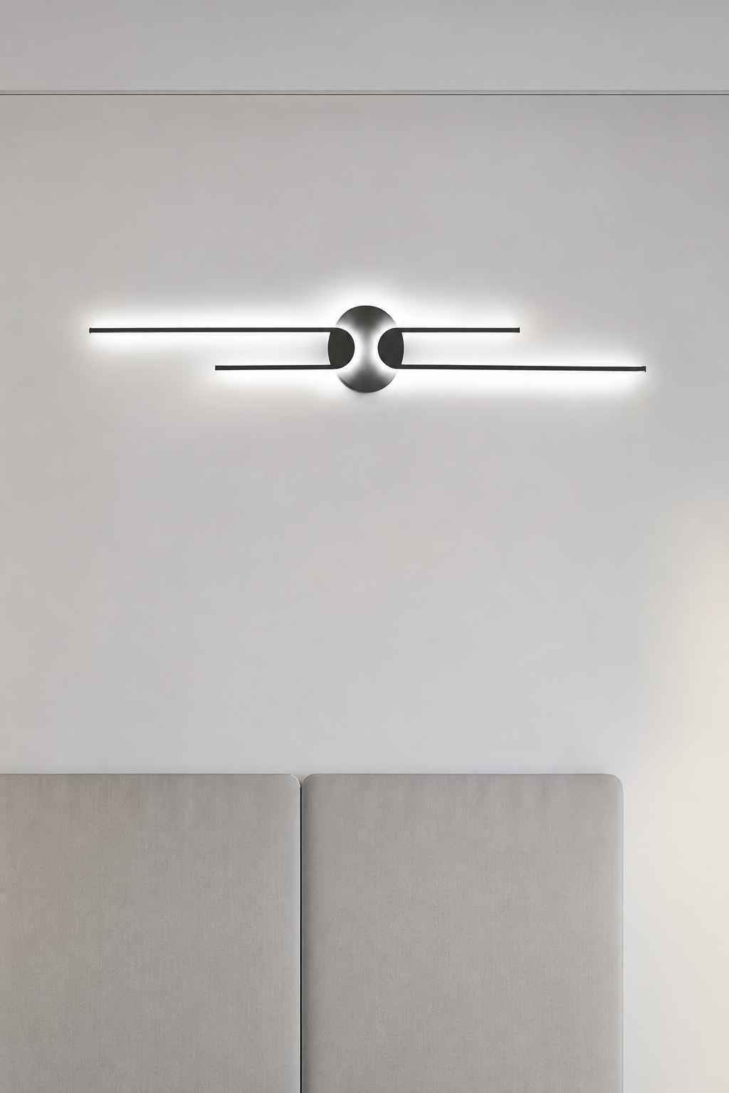 Mossa Modern Siyah Dekoratif Günışığı Ledli Aplik