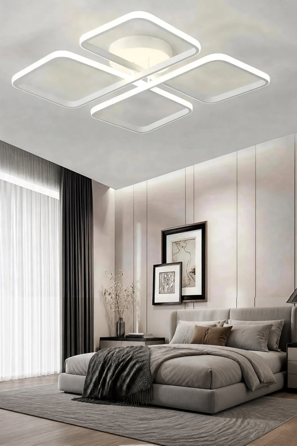 Nova Beyaz Plafonyer Ultra Power Beyaz Ledli Avize