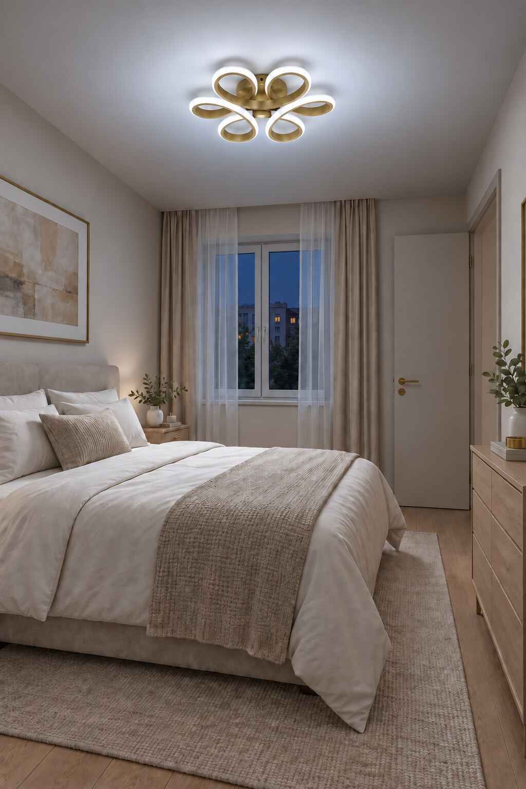 Style Eskitme Plafonyer Ultra Süper Beyaz Ledli Avize