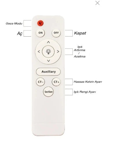Eva Beyaz Krom Uzaktan Kumandalı 3 Renk Ledli Lüks Modern Sarkık Kare 2'Li Ledli Avize-Çap 45 cm