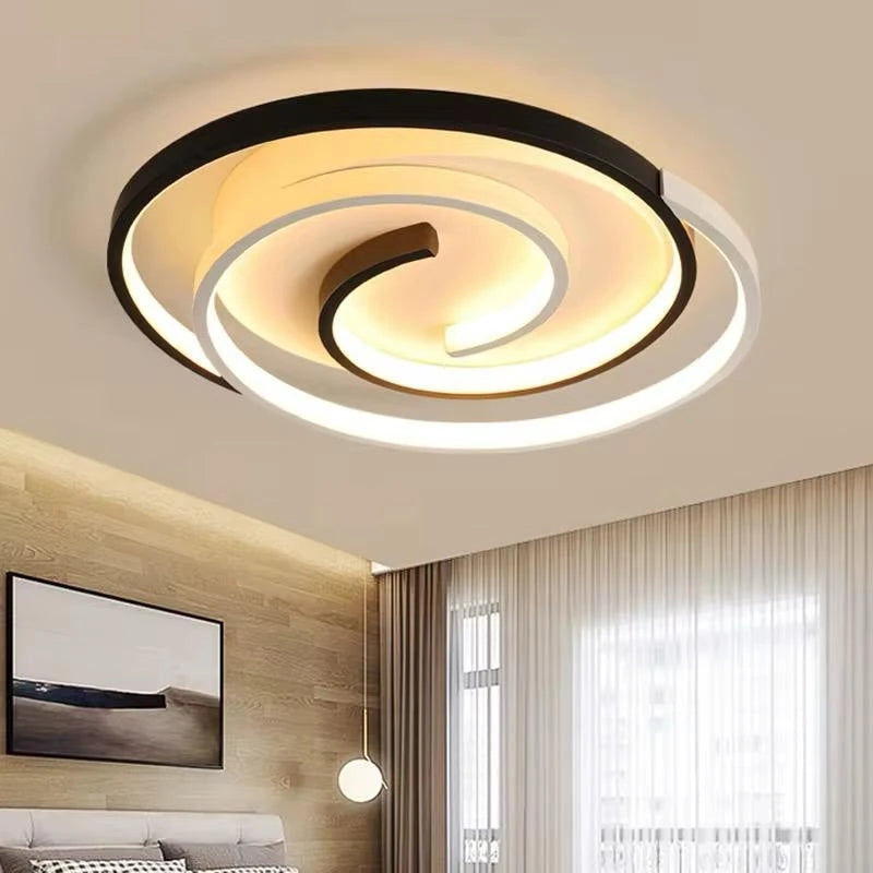 Mira Modern 3 Renk Ledli Mimari Tasarım Plafonyer Ledli Avize