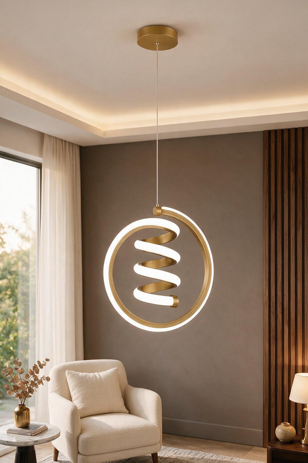 Venita Eskitme Tekli Sarkıt Led Günışığı Ultra Ledli Salon Mutfak Oda Hol Ledli Avize
