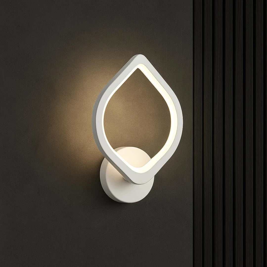 MS53005-1 Beyaz Mimari 3 Renk Ledli Lüks ModernDuvar Lambası Ledli Aplik