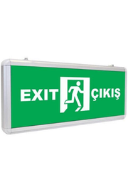 3W LEDli Şarjlı Exit Çıkış Tabelası