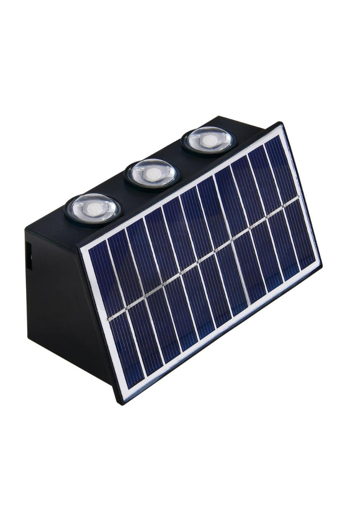 10W Siyah Gövde Solar 3000K Sarı Çift Yönlü Led Dış Mekan Armatür