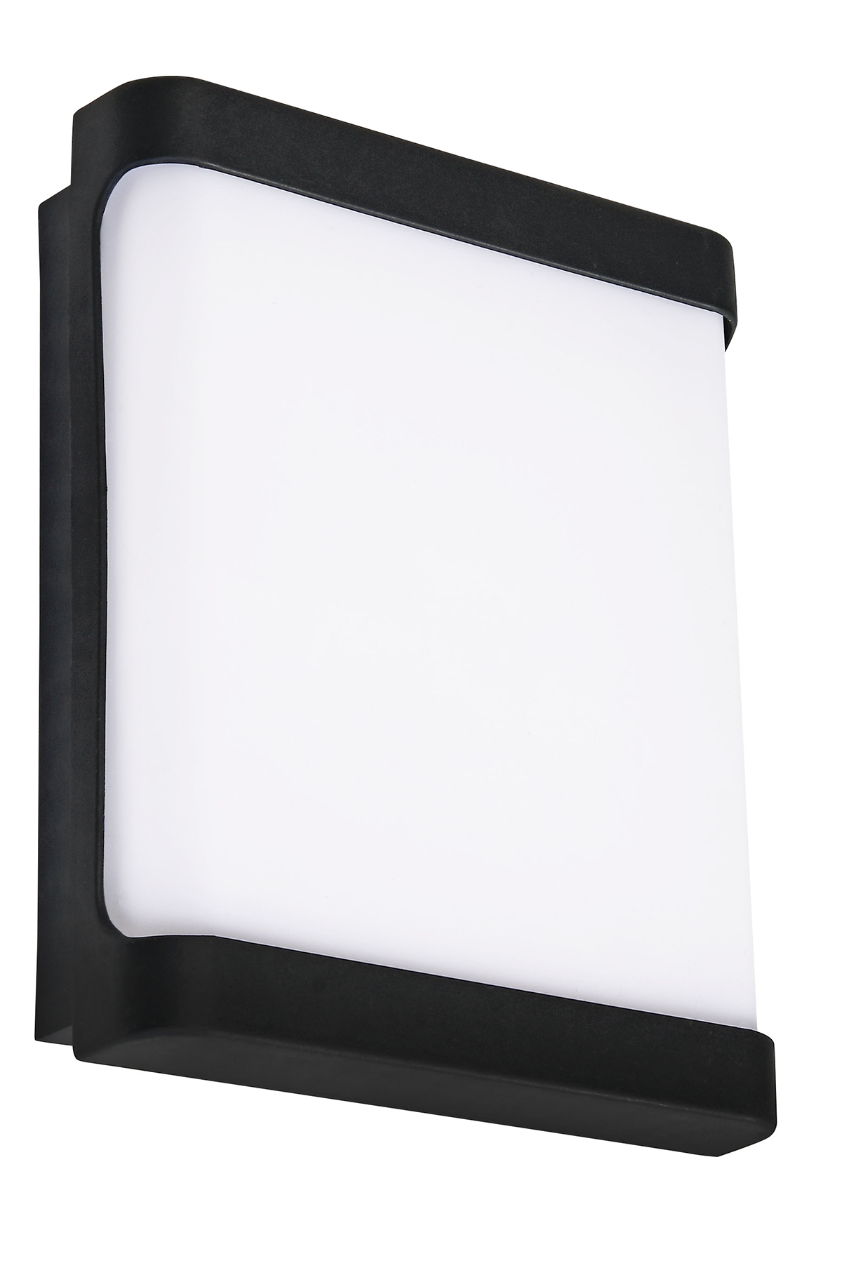 15W Siyah Gövde Dikdörtgen Difüzör 3000K Sarı Işık LED Armatür