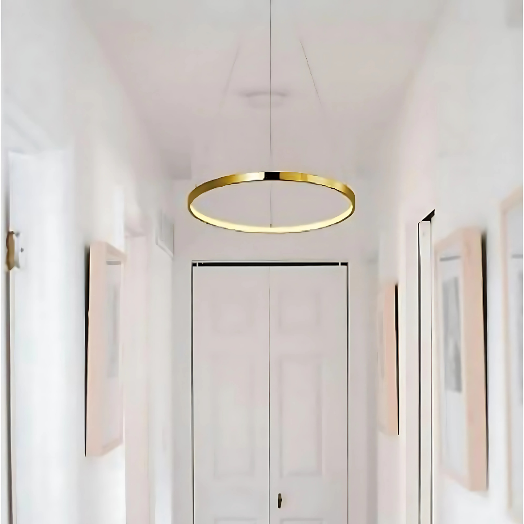 Ringa Eskitme Beyaz Işık Modern Tasarım Led Avize