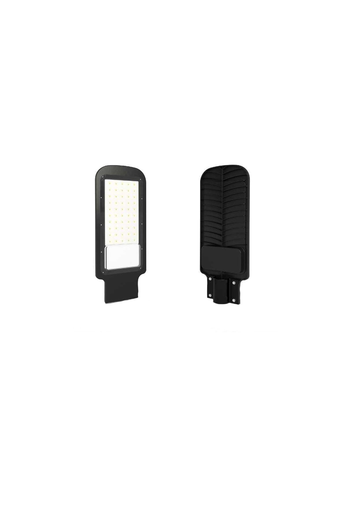 50W Siyah Gövde 6500K Beyaz LED Sokak Armatürü