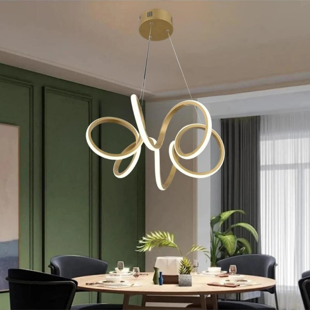 Eskitme Modern Sarkıt Led Avize Salon Mutfak Oda Hol Ledli Avize Beyaz Işık