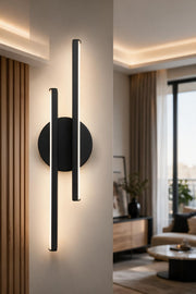 Ada Modern Siyah Dekoratif Günışığı Ledli Aplik