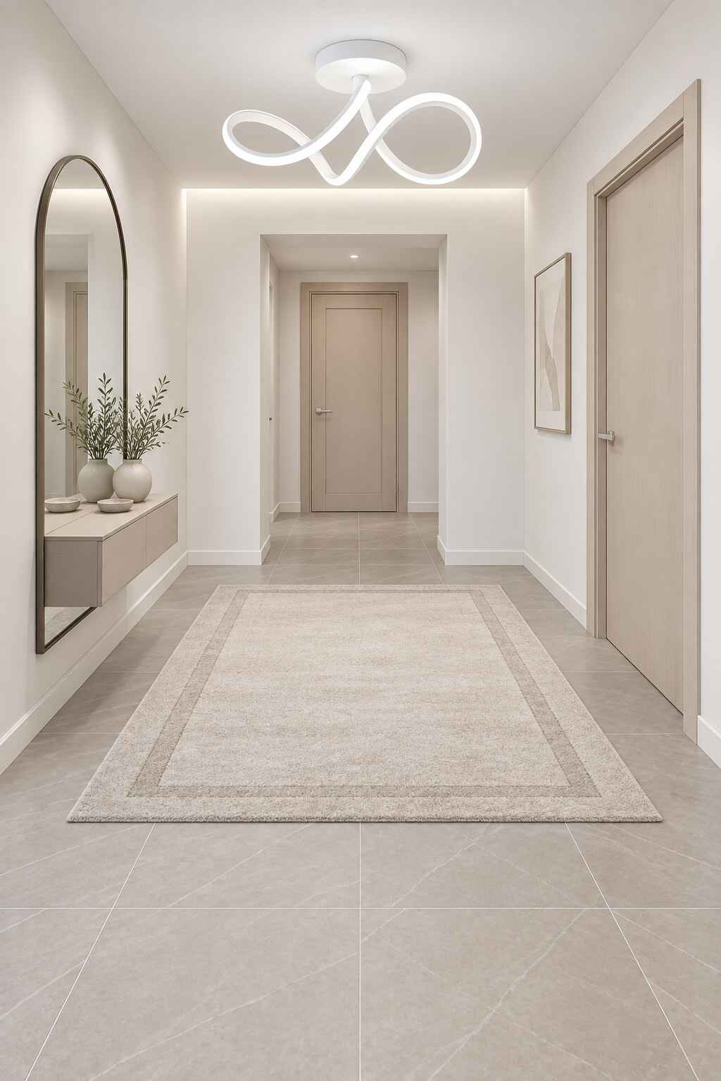 Casabella Modern Beyaz Plafonyer Ultra Power Beyaz Ledli Avize