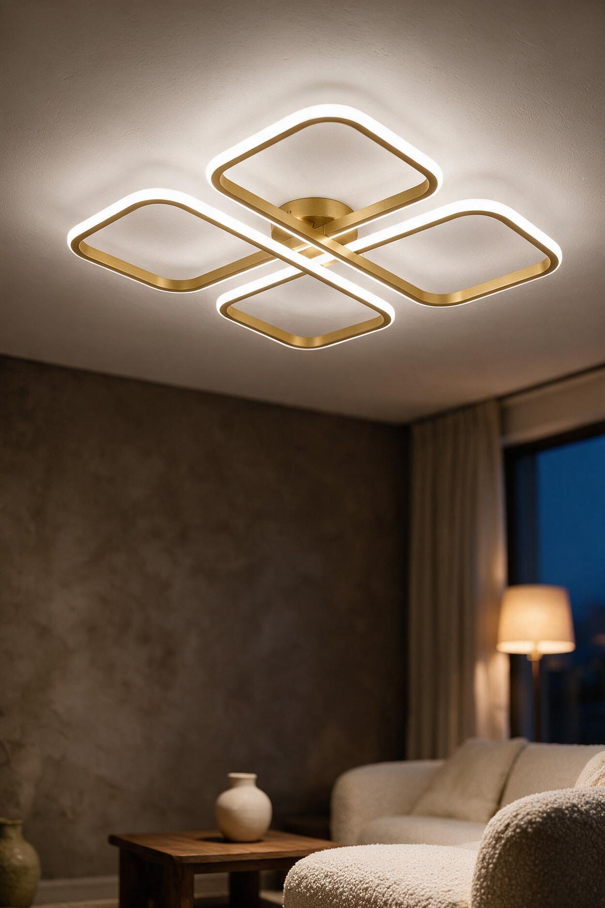 Novem Eskitme Plafonyer Ultra Süper Günışığı Ledli Avize