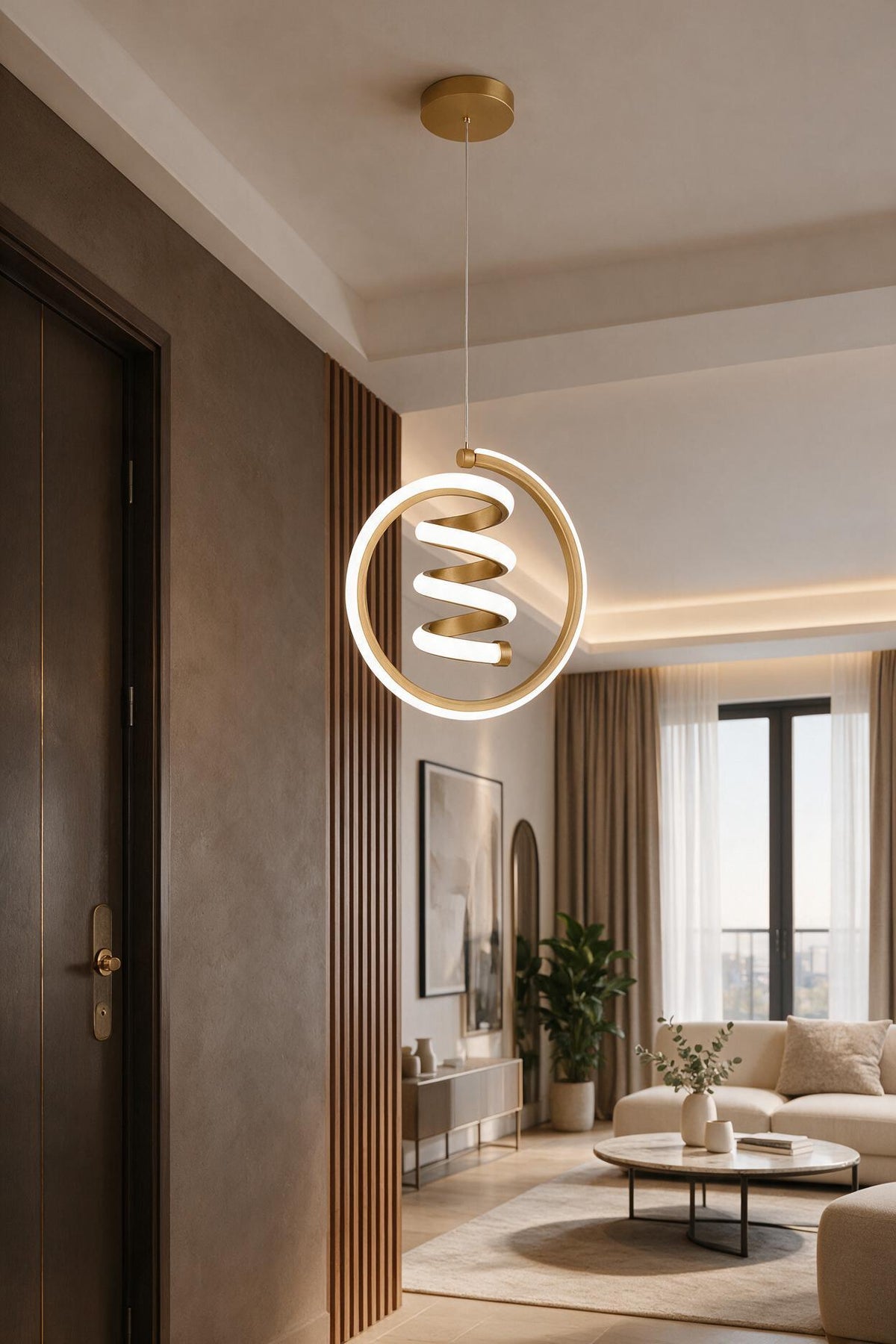 Venita Eskitme Tekli Sarkıt Led Günışığı Ultra Ledli Salon Mutfak Oda Hol Ledli Avize