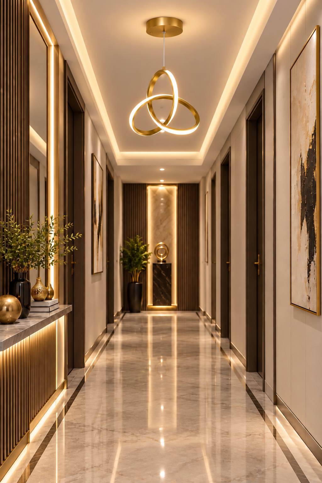Asya Eskitme Modern Ultra Beyaz Ledli Sarkıt Ledli Avize