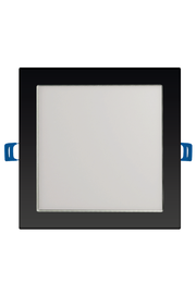 18W Siyah Gövde 6500K Beyaz Işık Sıva Altı Kare LED Panel