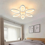 MS31005-6 Modern 3 Renk Ledli Beyaz Plafonyer Lüks Modern 6'lı Ledli Avize