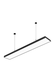 50W Siyah Gövde 7000K Soğuk Beyaz Linear Armatür