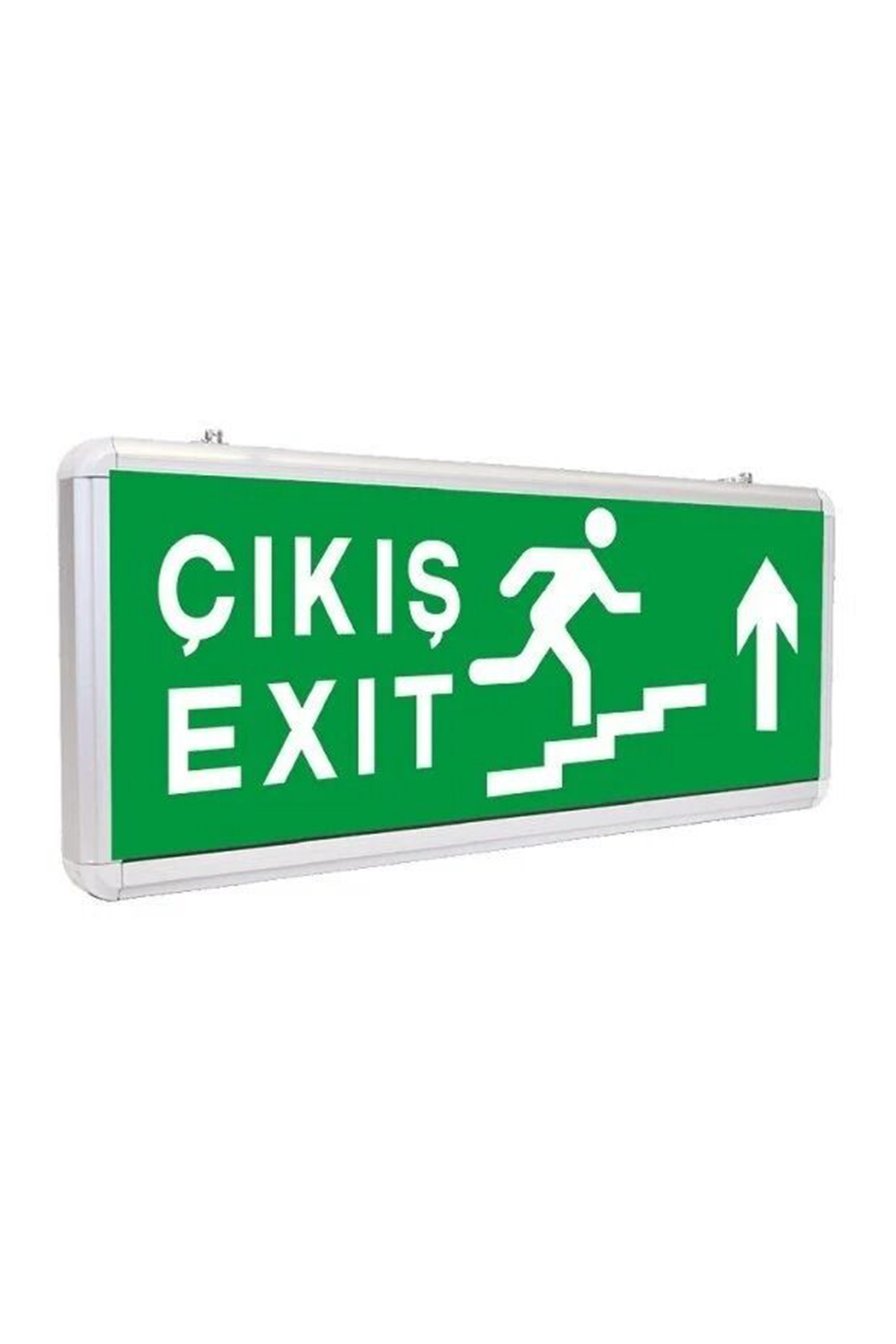 3W LEDli Şarjlı Exit Yukarı Çıkış Tabelası
