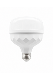 30W Beyaz Gövde Prizma Kapak 3200K Sarı LED Torch Crystal Ampul